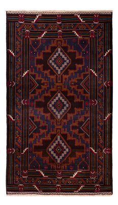 Tapis Belutsch - 208 x 119 cm - rouge foncé