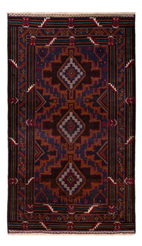 Tapis Belutsch - 208 x 119 cm - rouge foncé