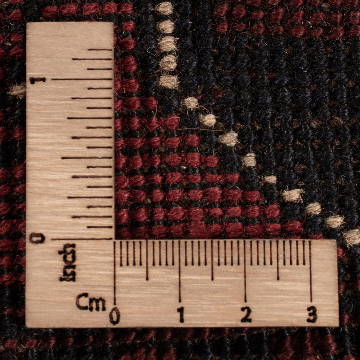 Tapis afghan - Kunduz - 194 x 126 cm - rouge foncé