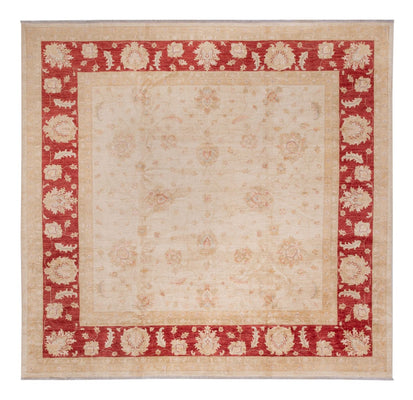 Tapis Ziegler carré  - 340 x 345 cm - rouge