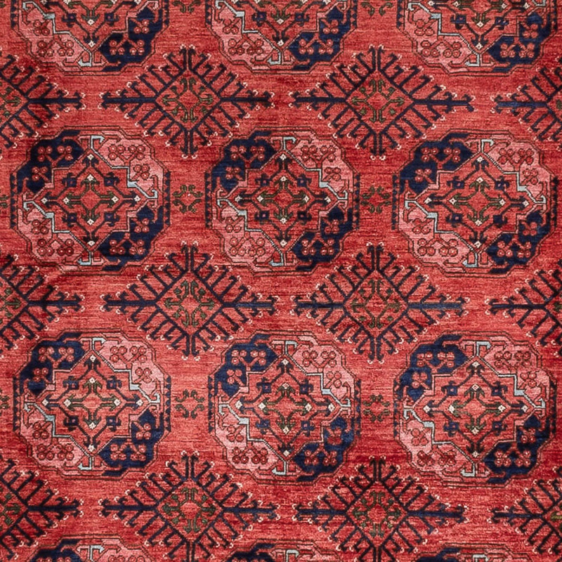 Tapis afghan - Boukhara - 404 x 351 cm - rouge