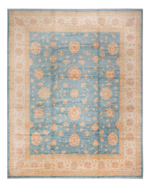 Tapis Ziegler - 496 x 409 cm - bleu clair
