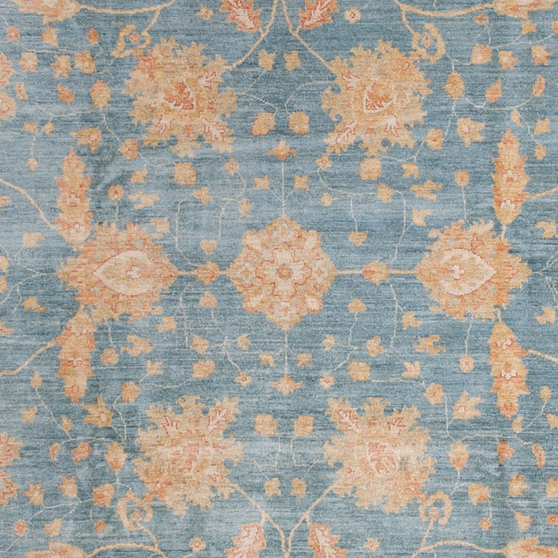 Tapis Ziegler - 495 x 306 cm - bleu clair