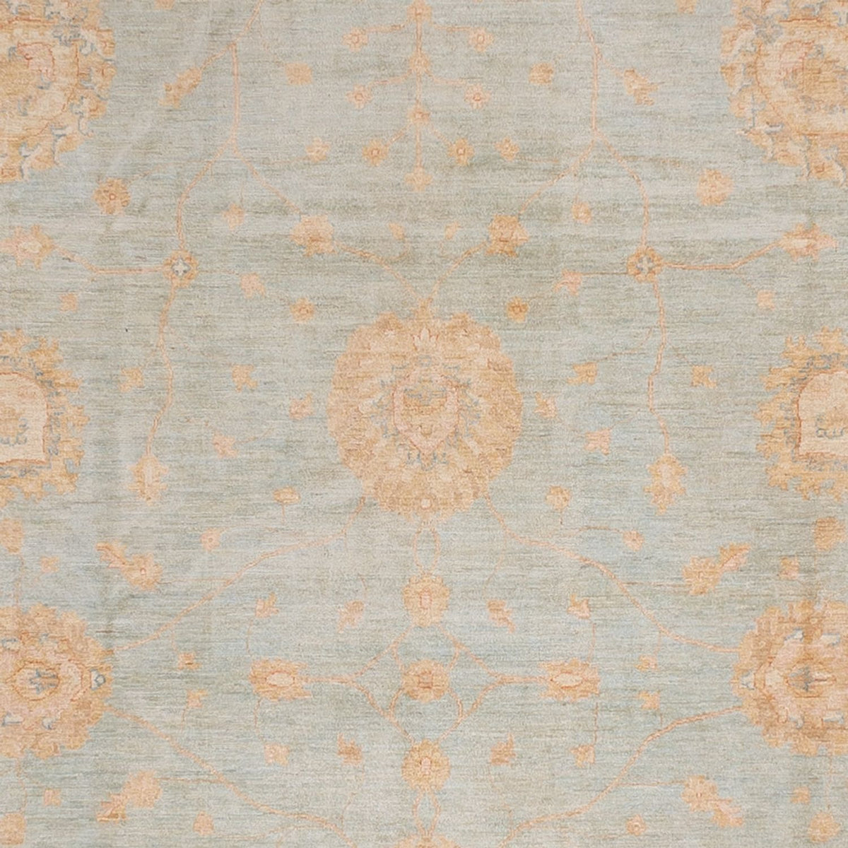 Tapis Ziegler - 543 x 354 cm - bleu clair