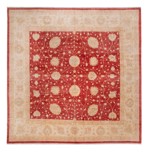Tapis Ziegler carré  - 392 x 403 cm - rouge