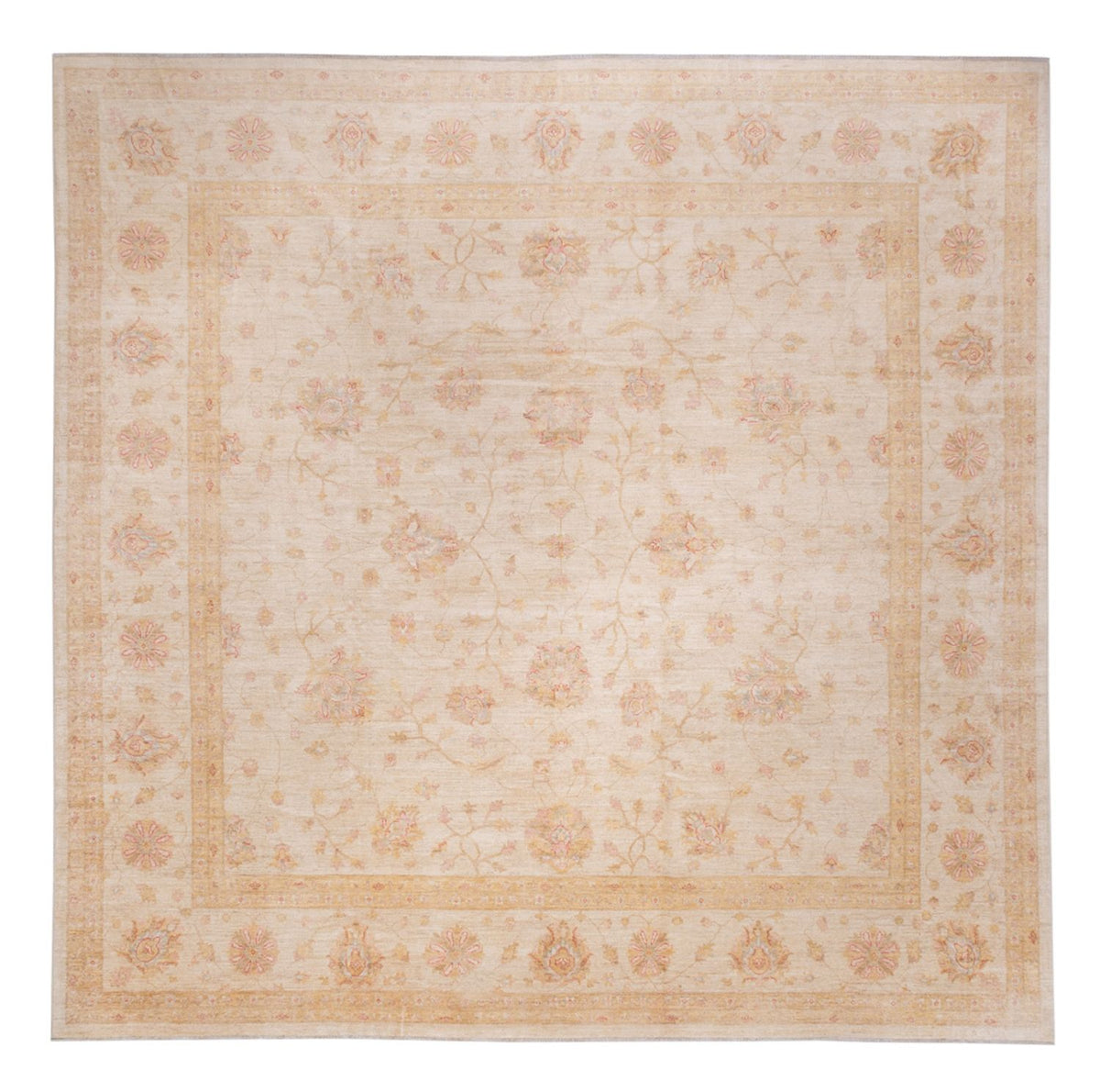 Tapis Ziegler carré  - 393 x 398 cm - beige