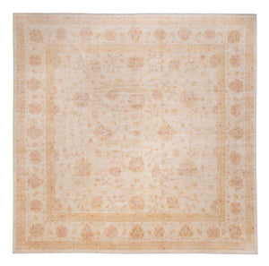 Tapis Ziegler carré  - 393 x 398 cm - beige
