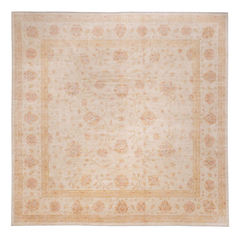 Tapis Ziegler carré  - 393 x 398 cm - beige