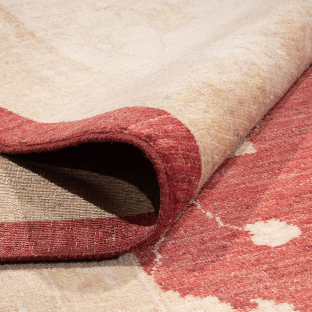 Tapis Ziegler carré  - 491 x 405 cm - rouge