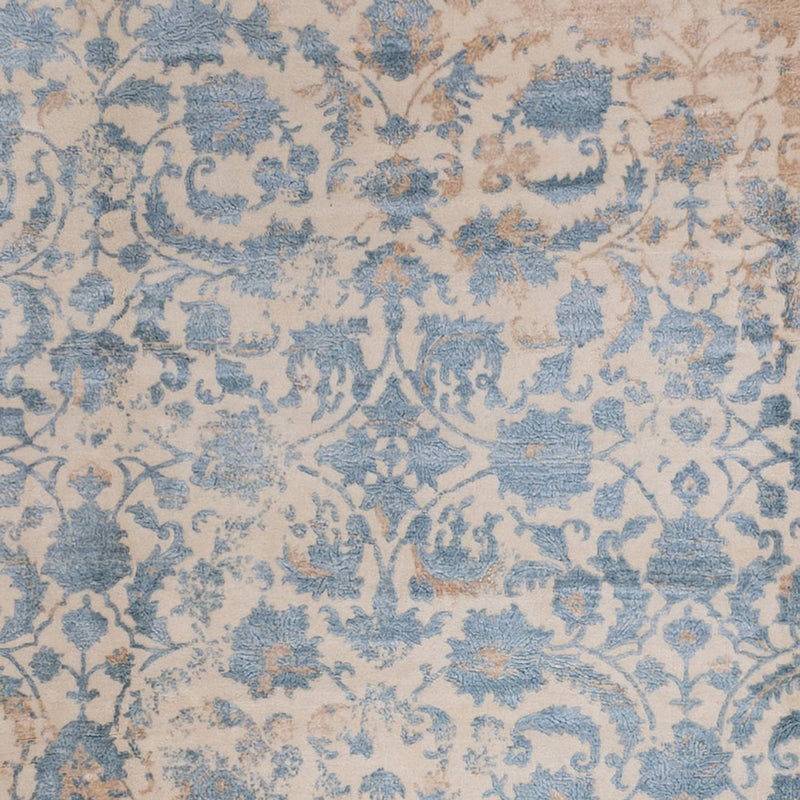 Tapis design - 456 x 337 cm - bleu clair
