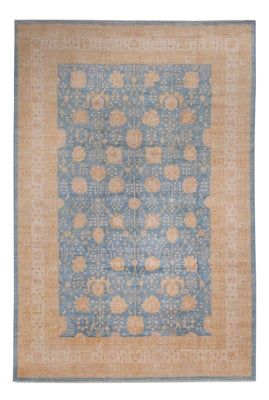 Tapis Ziegler - 441 x 306 cm - bleu clair