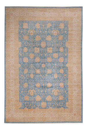 Tapis Ziegler - 441 x 306 cm - bleu clair