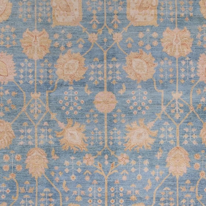Tapis Ziegler - 441 x 306 cm - bleu clair