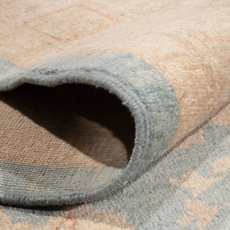 Tapis Ziegler carré  - 389 x 399 cm - bleu clair