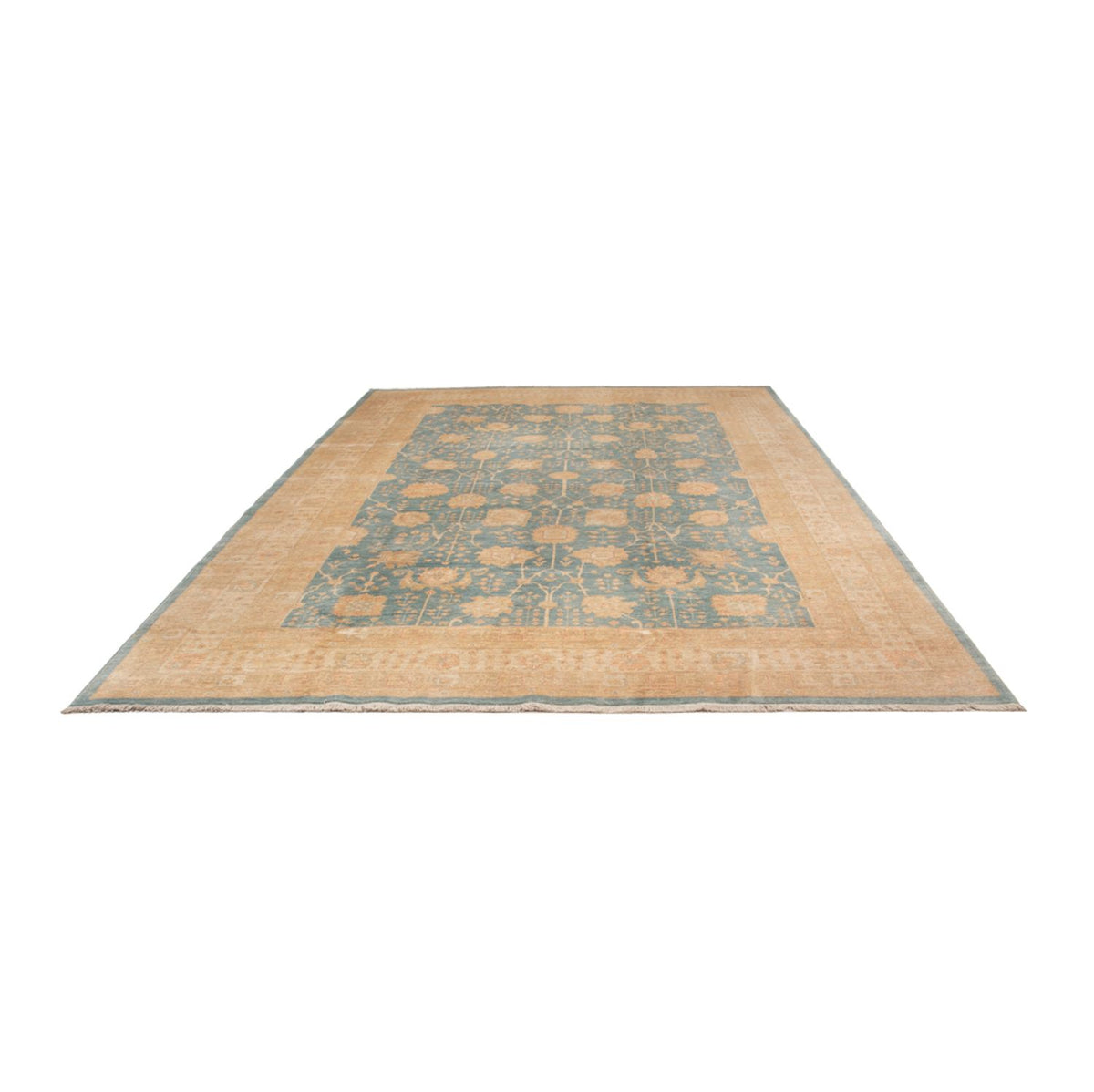 Tapis Ziegler - 440 x 304 cm - bleu clair