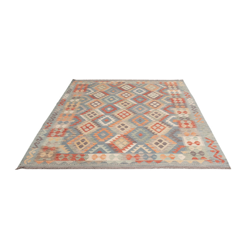 Kelim Teppich - Splash - 246 x 183 cm - bunt