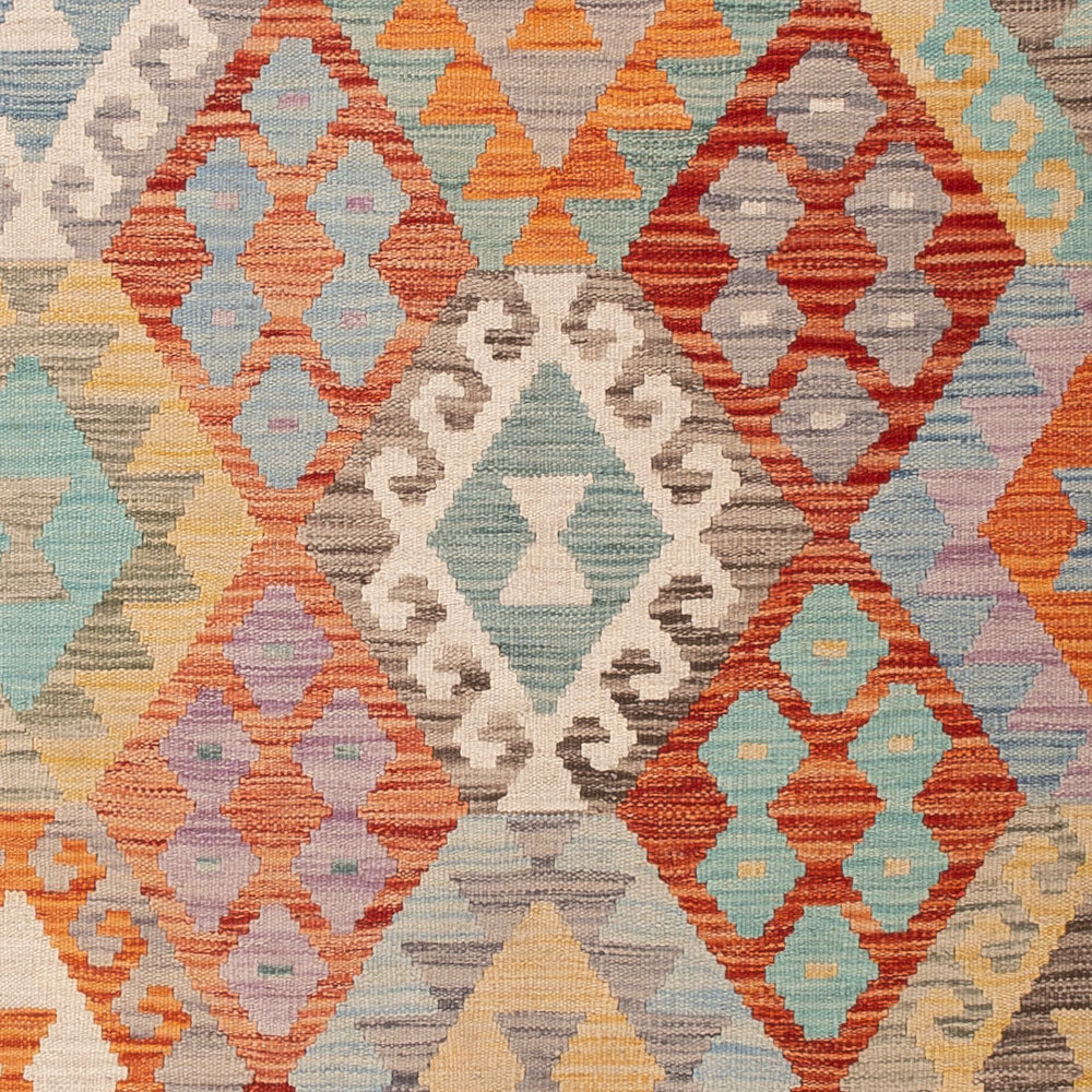 Kelim Teppich - Splash - 202 x 152 cm - bunt