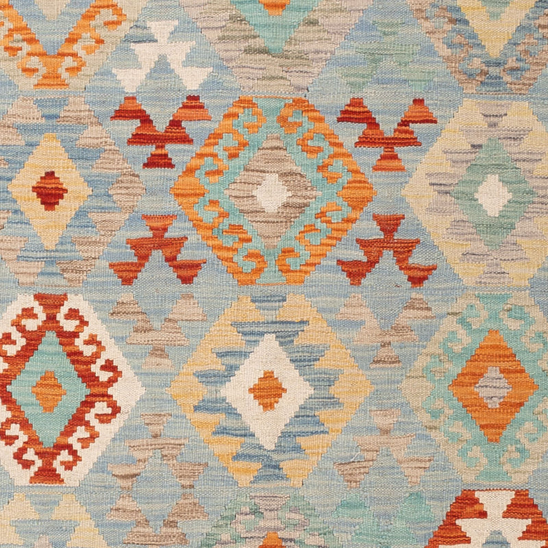 Kelim Teppich - Splash - 198 x 152 cm - bunt