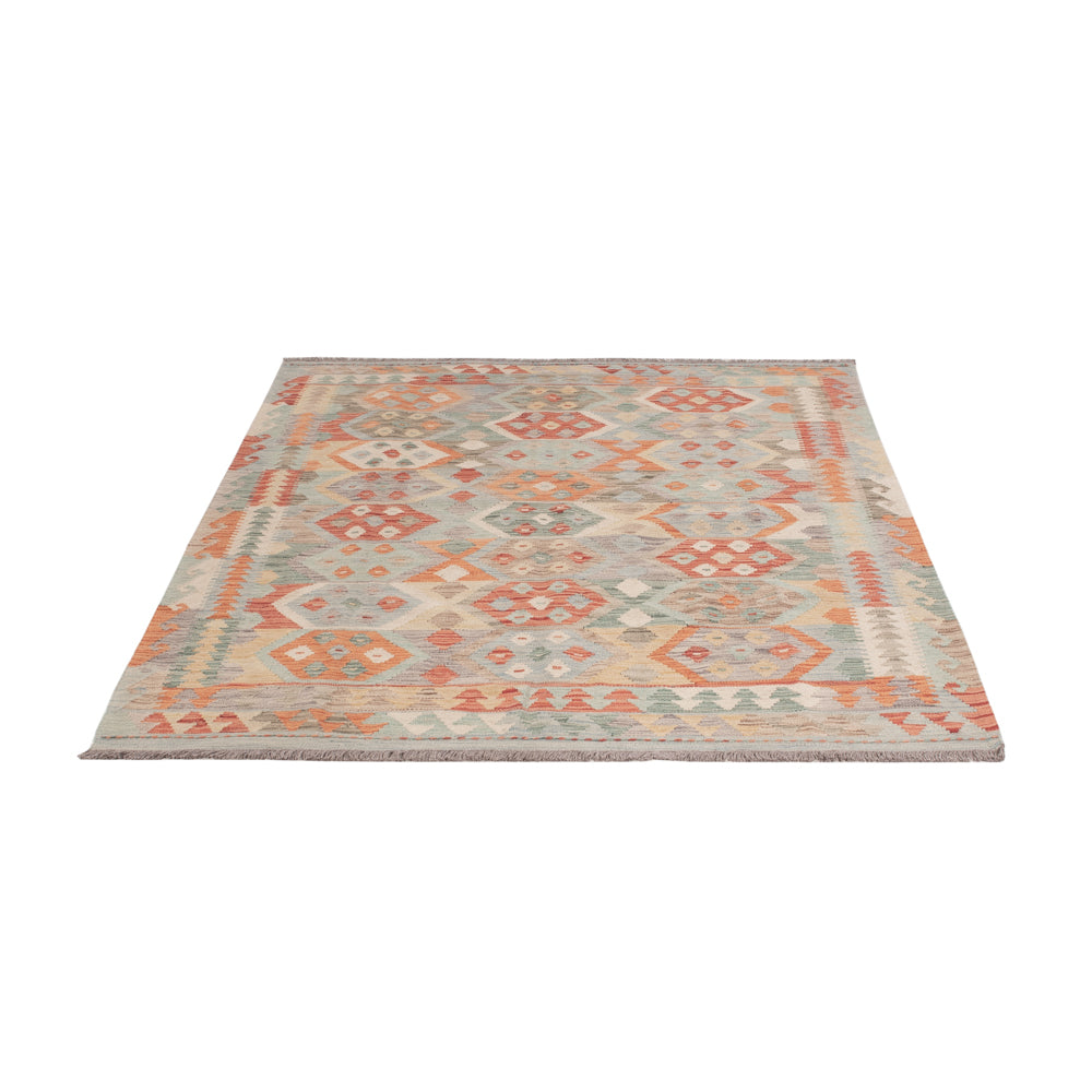 Kelim Teppich - Splash - 197 x 150 cm - bunt