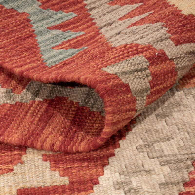 Kelim Teppich - Splash - 194 x 153 cm - bunt