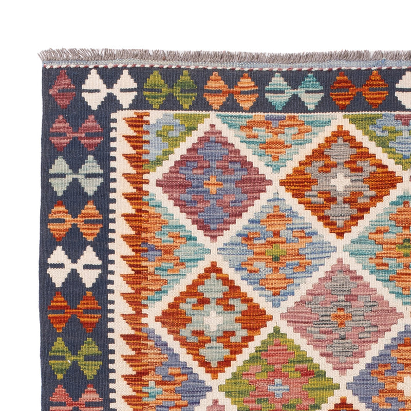 Kelim Teppich - Splash - 203 x 151 cm - bunt