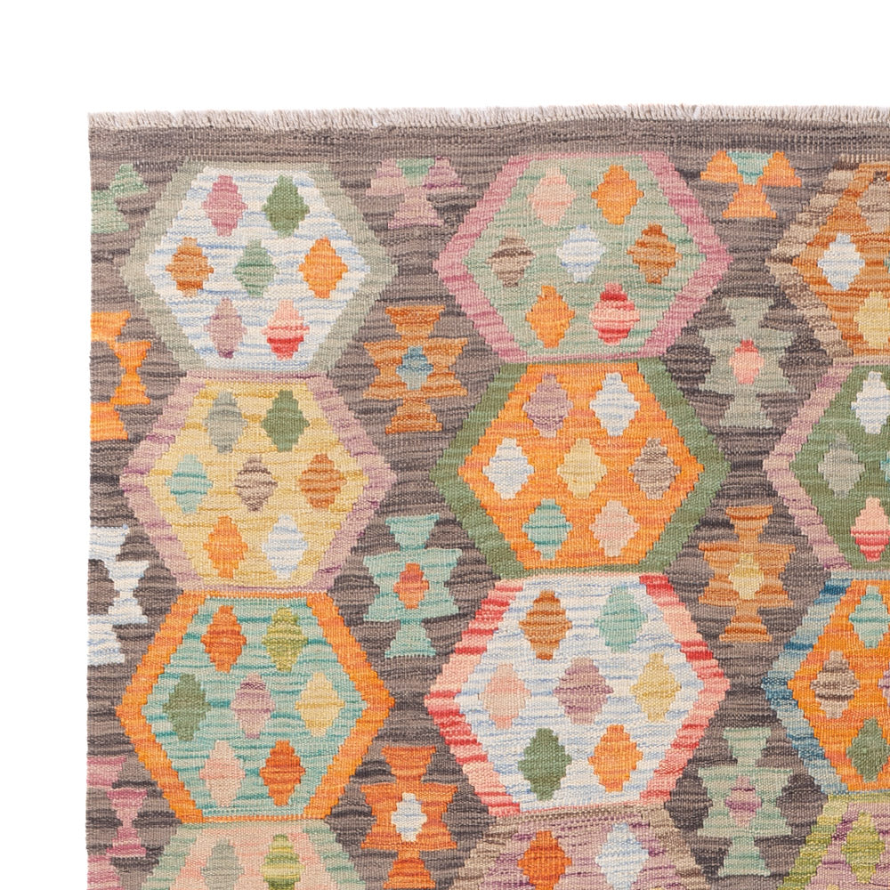 Kelim Teppich - Splash - 235 x 178 cm - bunt