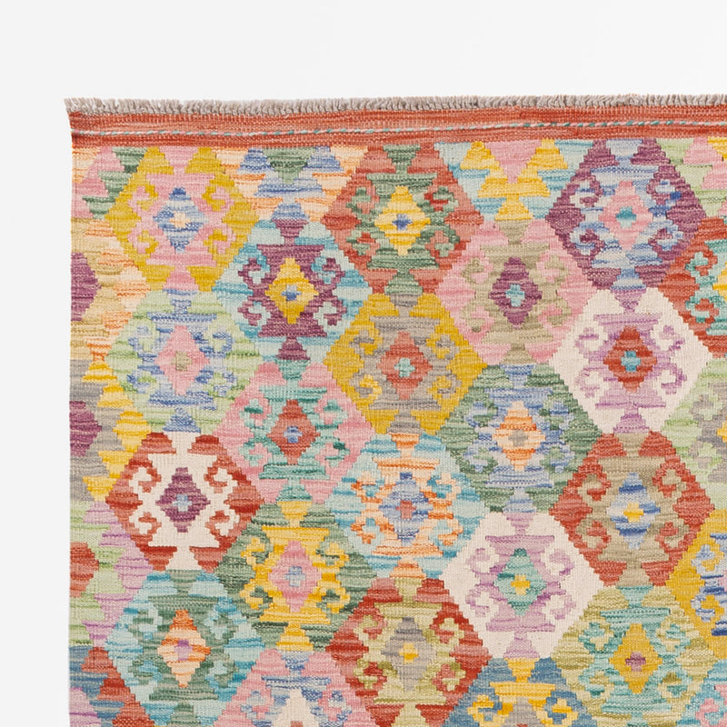 Kelim Teppich - Splash - 246 x 180 cm - bunt