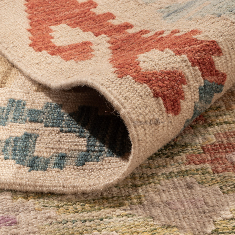 Kelim Teppich - Splash - 253 x 178 cm - bunt