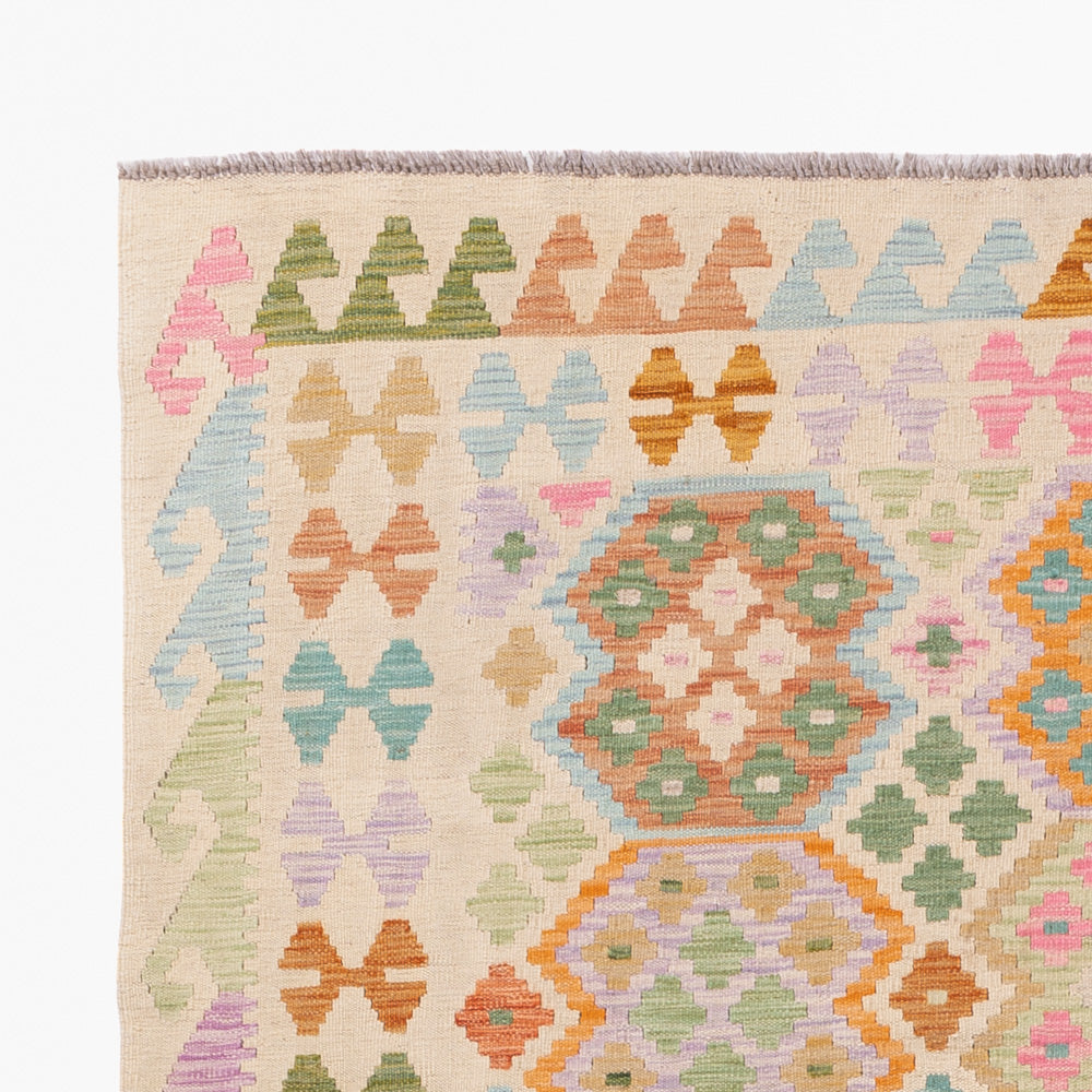 Kelim Teppich - Splash - 245 x 184 cm - bunt