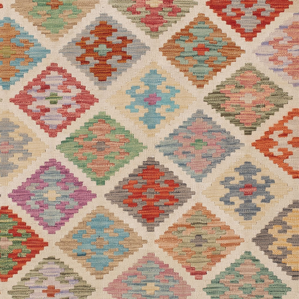 Kelim Teppich - Splash - 243 x 170 cm - bunt