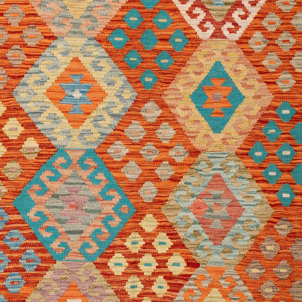 Kelim Teppich - Splash - 242 x 173 cm - bunt