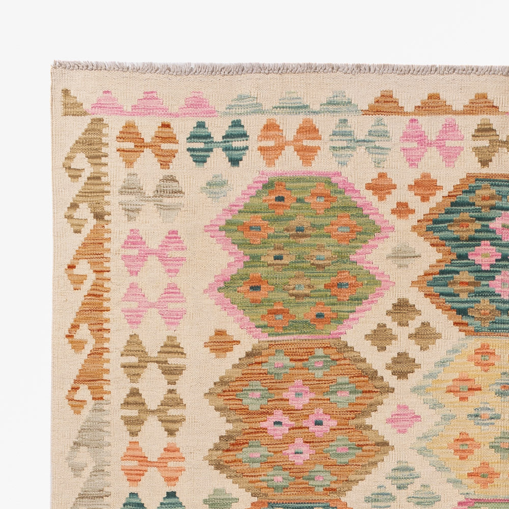 Kelim Teppich - Splash - 244 x 170 cm - bunt