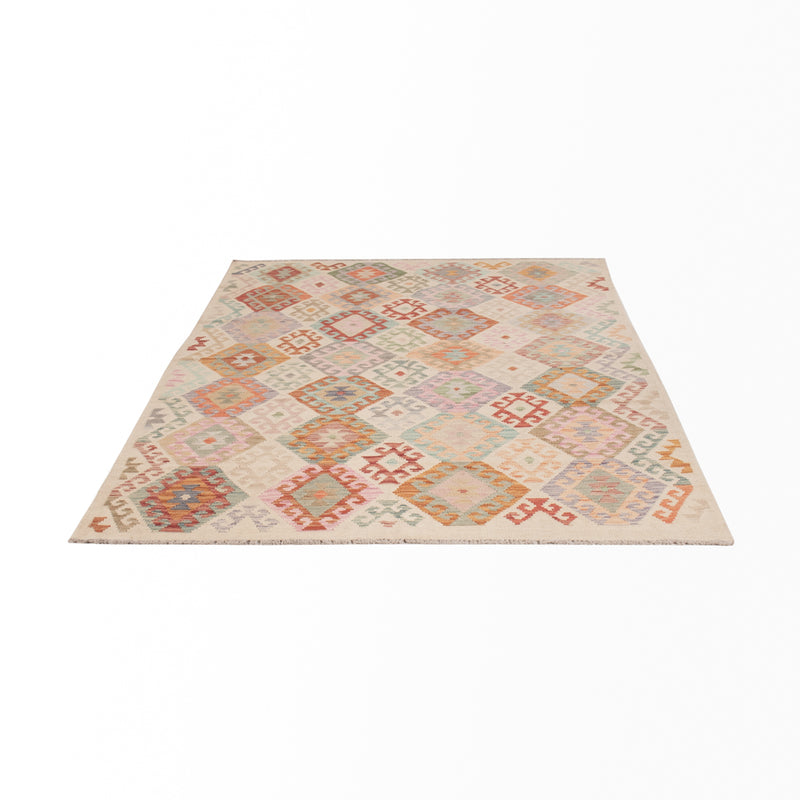 Kelim Teppich - Splash - 244 x 171 cm - bunt