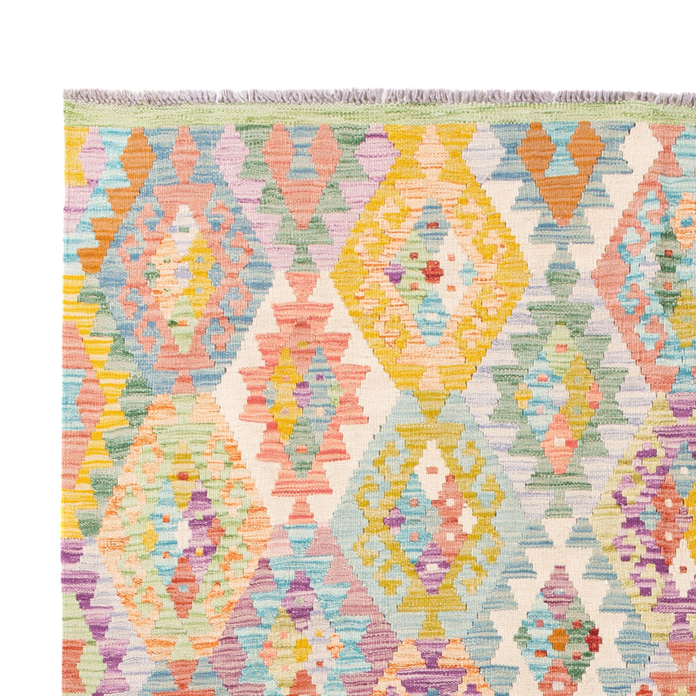 Kelim Teppich - Splash - 248 x 173 cm - bunt