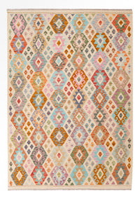 Kelim Teppich - Splash - 249 x 179 cm - bunt