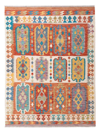 Kelim Teppich - Splash - 200 x 154 cm - bunt