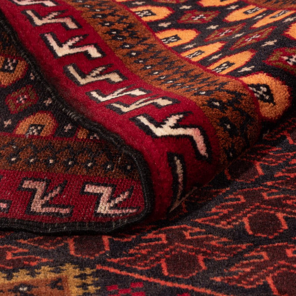 Belutsch Teppich - 140 x 96 cm - rot