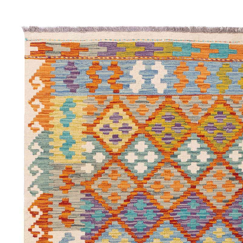 Kelim Teppich - Splash - 198 x 160 cm - bunt