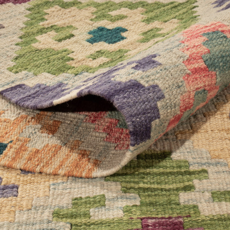 Kelim Teppich - Splash - 215 x 150 cm - bunt