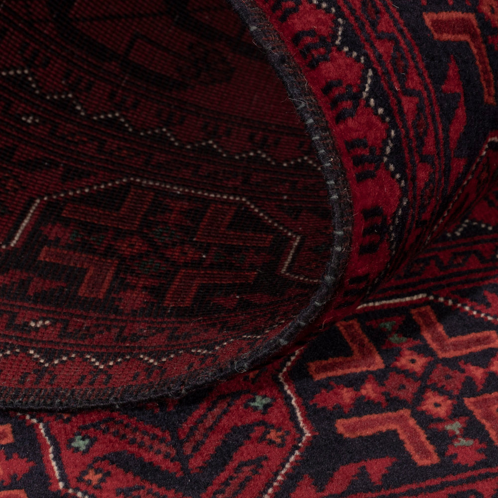 Afghan Teppich - Royal - 141 x 100 cm - rot