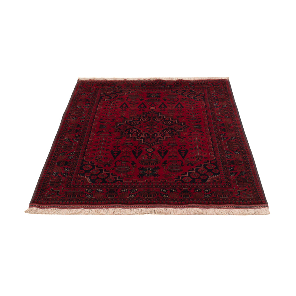 Afghan Teppich - Royal - 154 x 101 cm - rot