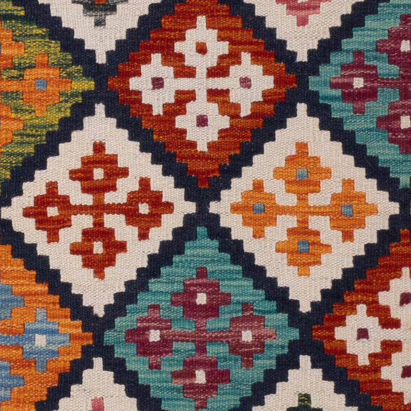 Kelim Teppich - Splash - 155 x 105 cm - bunt