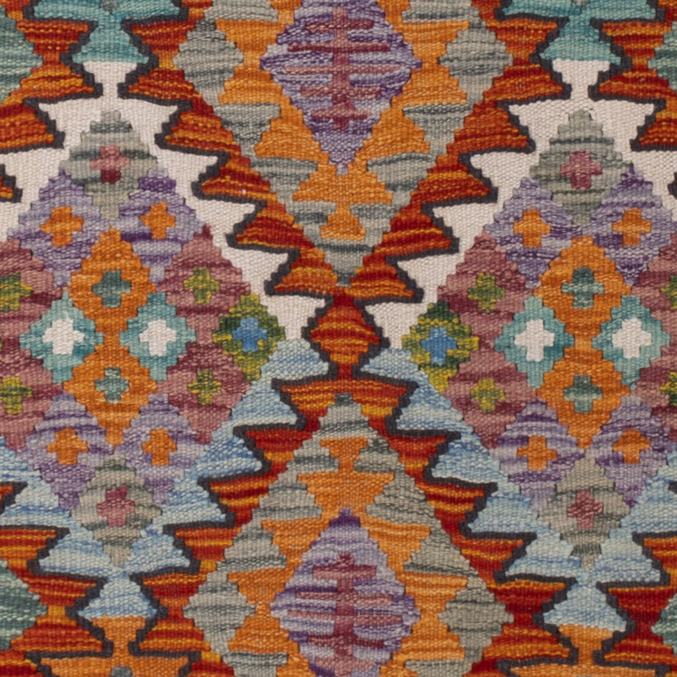 Kelim Teppich - Splash - 155 x 99 cm - bunt