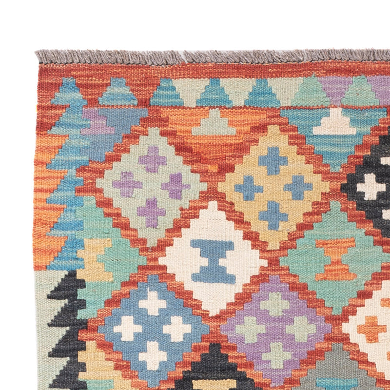 Kelim Teppich - Splash - 150 x 104 cm - bunt