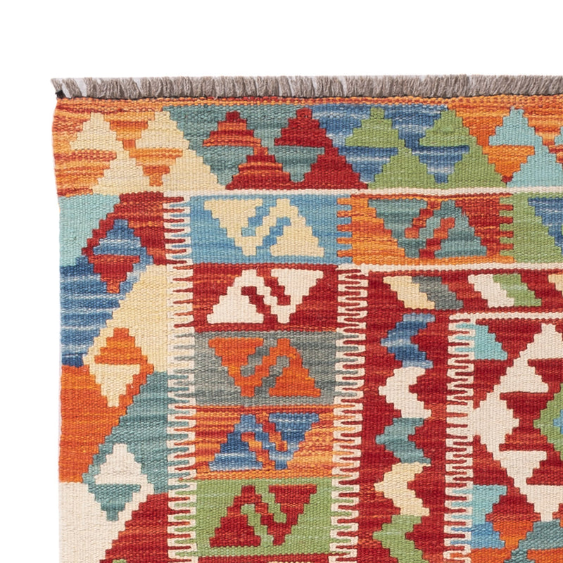Kelim Teppich - Splash - 145 x 99 cm - bunt