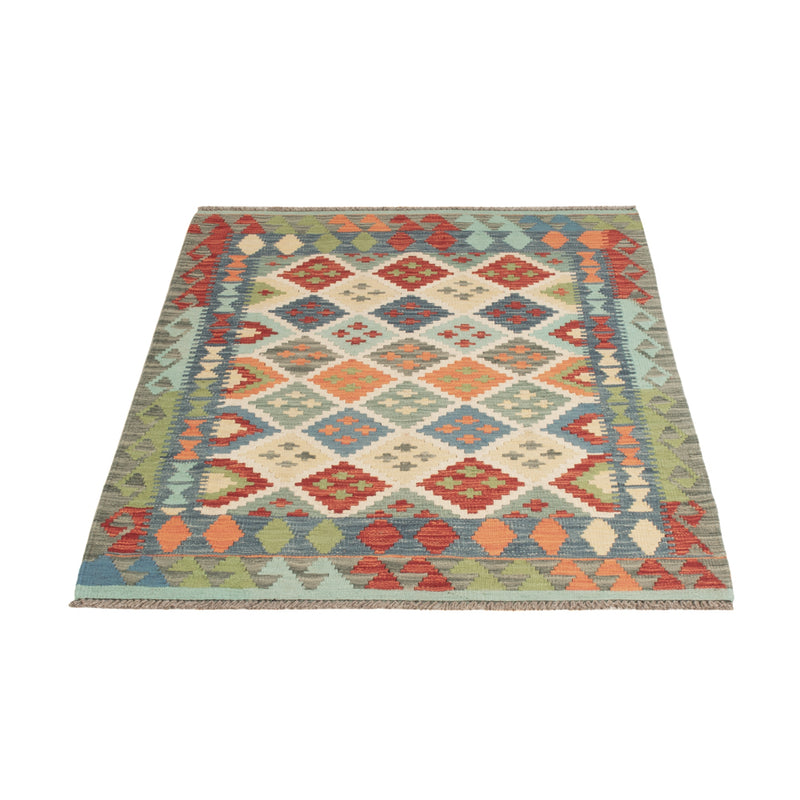 Kelim Teppich - Splash - 148 x 100 cm - bunt