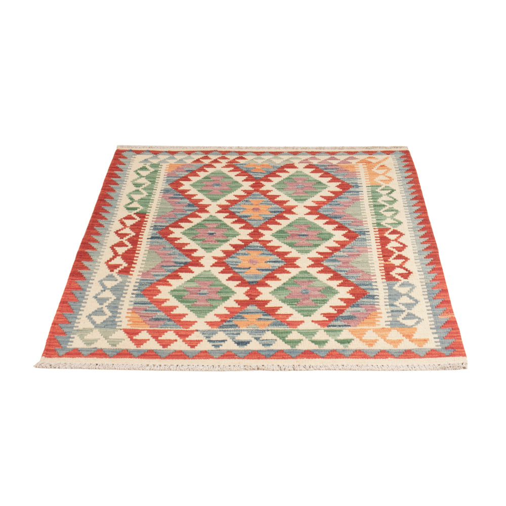 Kelim Teppich - Splash - 133 x 96 cm - bunt