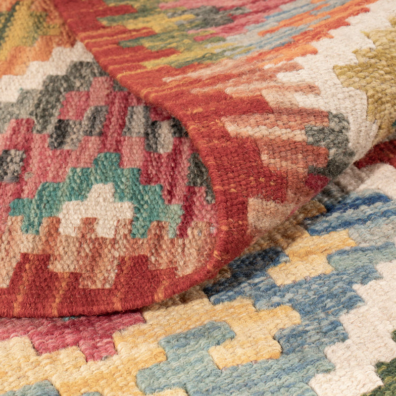 Kelim Teppich - Splash - 154 x 100 cm - bunt