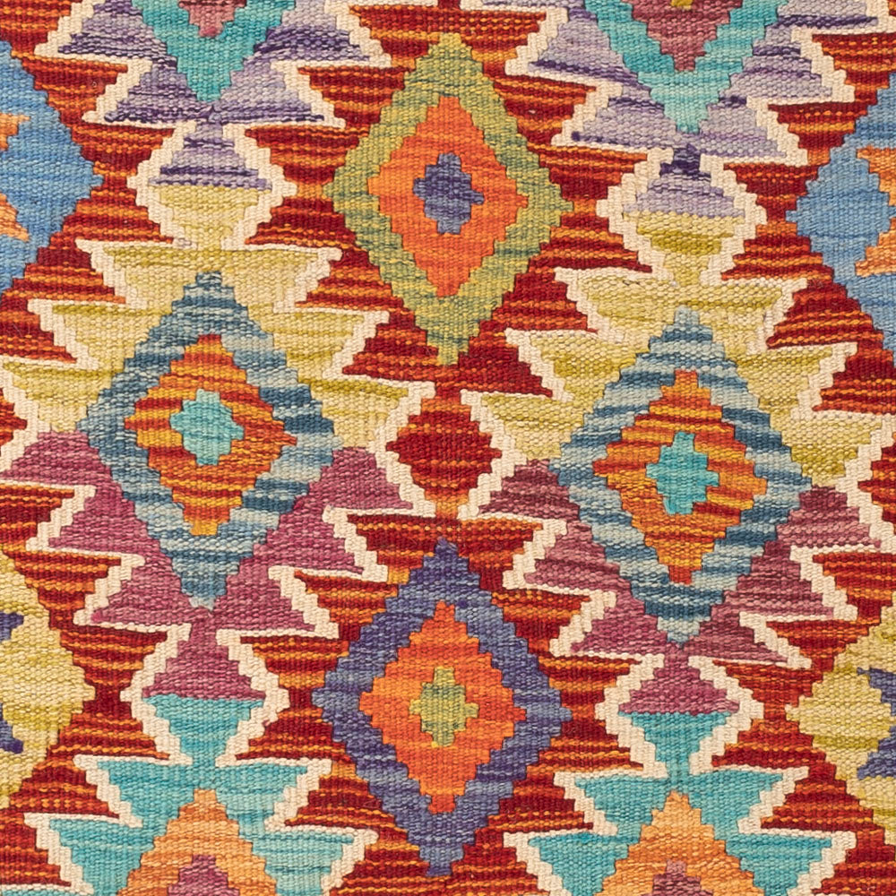 Kelim Teppich - Splash - 150 x 99 cm - bunt