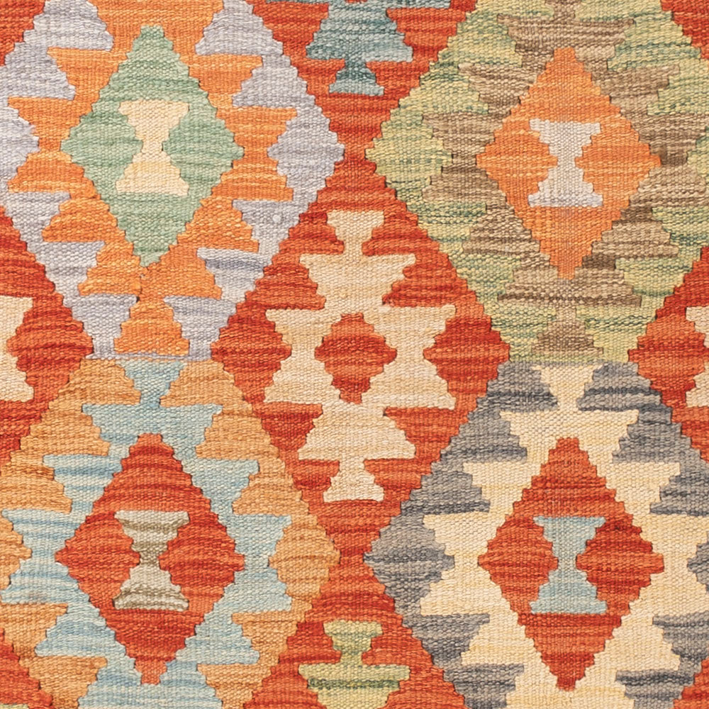 Kelim Teppich - Splash - 153 x 101 cm - bunt